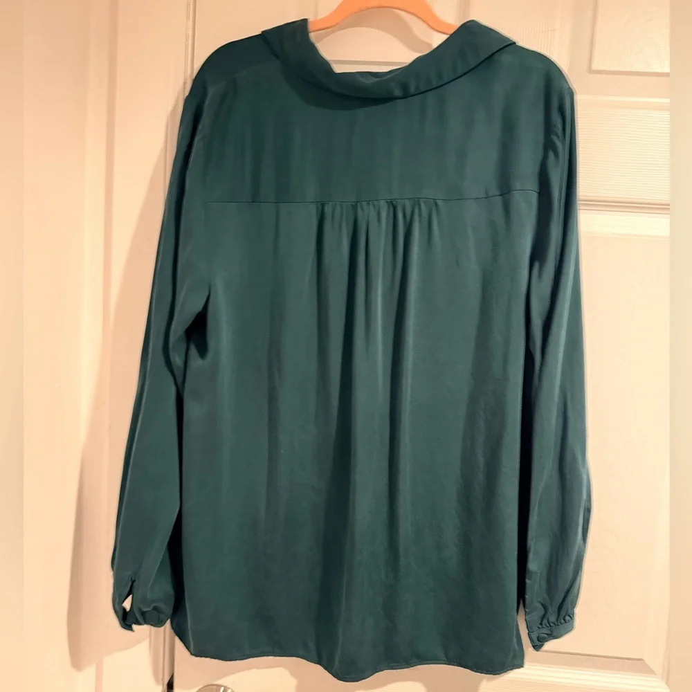 J. Jill Deep Teal Blouse - Picture 2 of 4